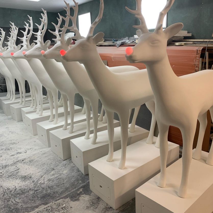 Christmas reindeer prop
