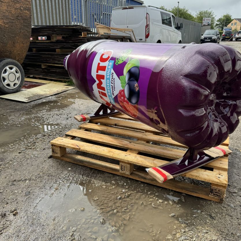 Large Vimto bottle prop 