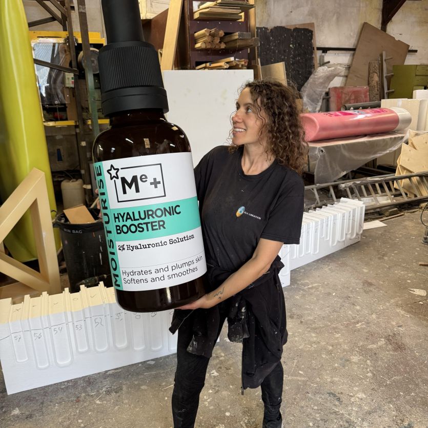 Large Superdrug dropper bottle prop 