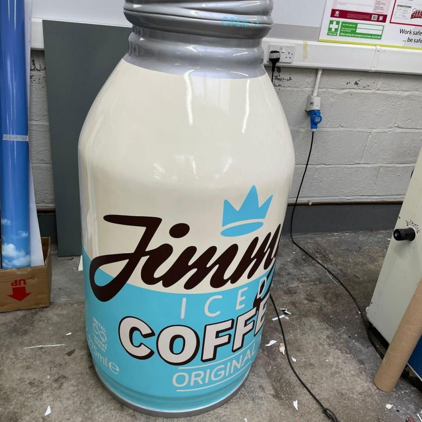 Large bottle replica  Prop - Jimmy's Iced coffee