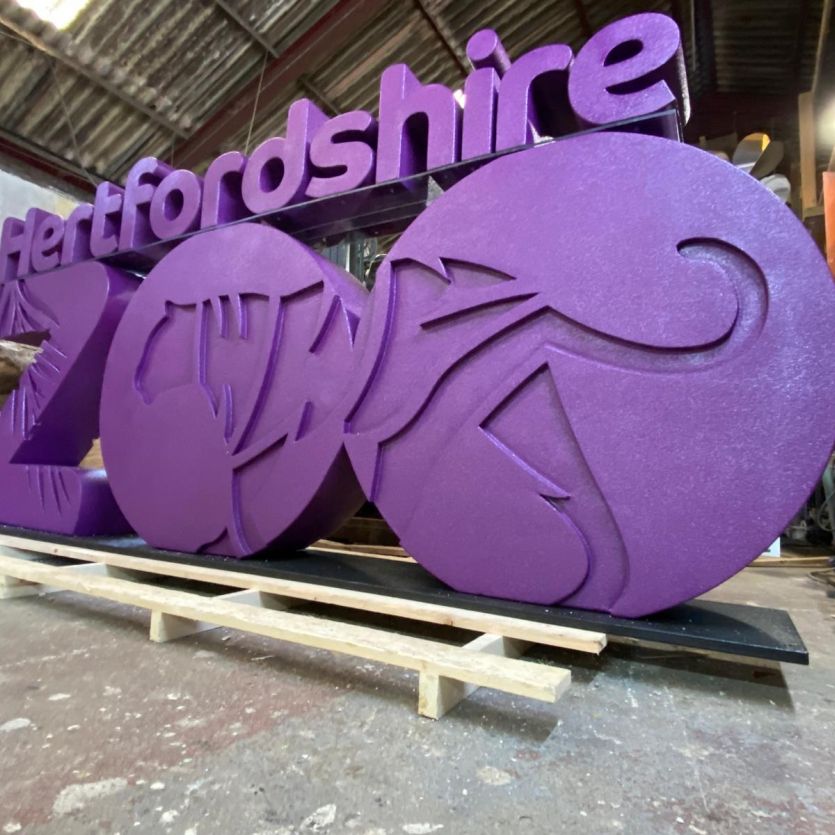 LARGE zoo letters