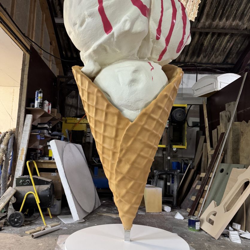 Large ice cream prop