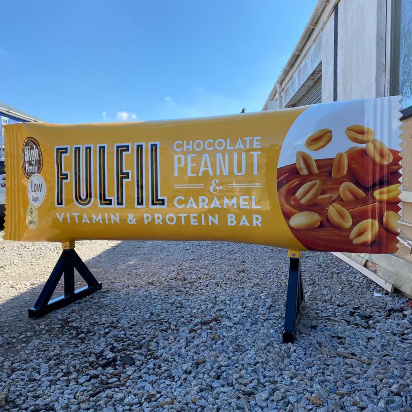 Giant Fulfil protein bar prop