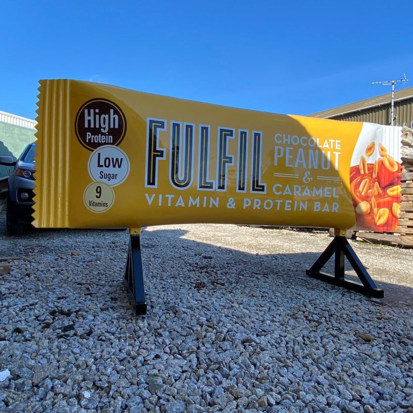 Giant Fulfil protein bar prop