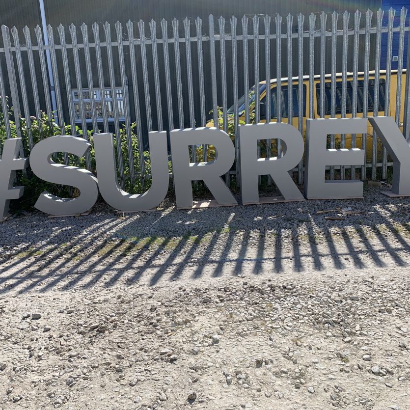 Large out door 3d letters  Surrey