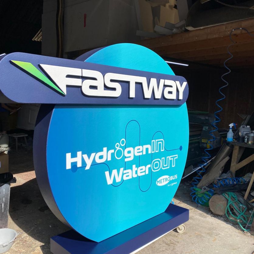 Large 3d logo - Fast way
