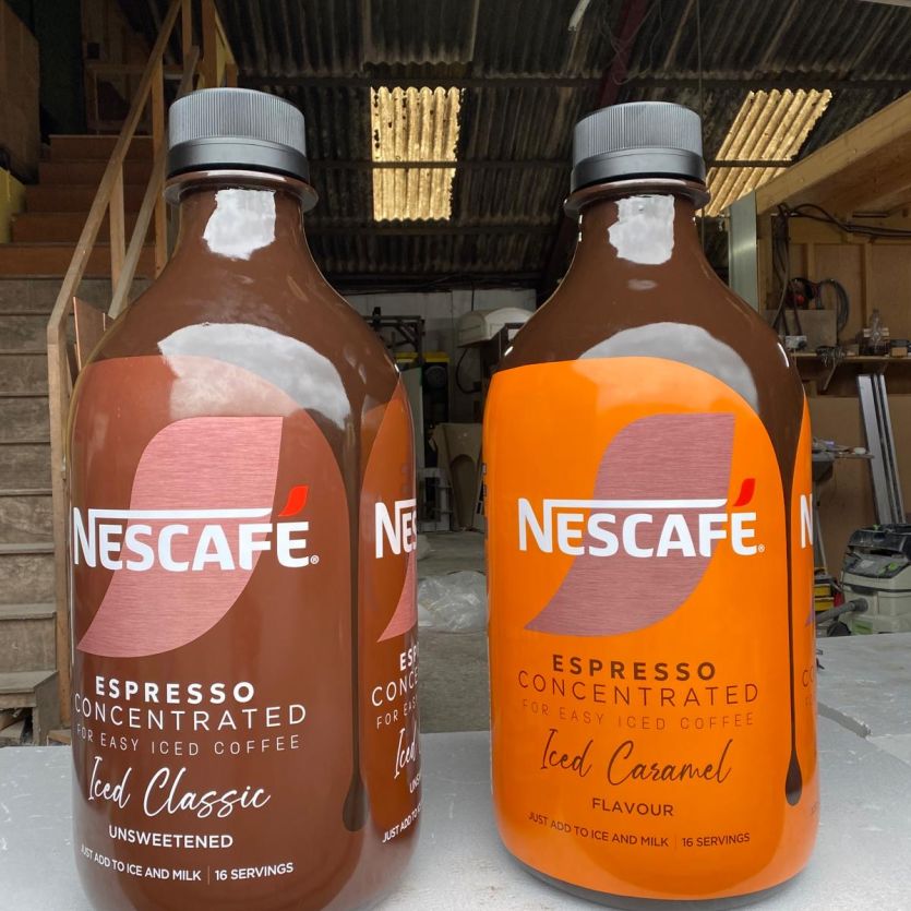 Large Nescafe bottles 