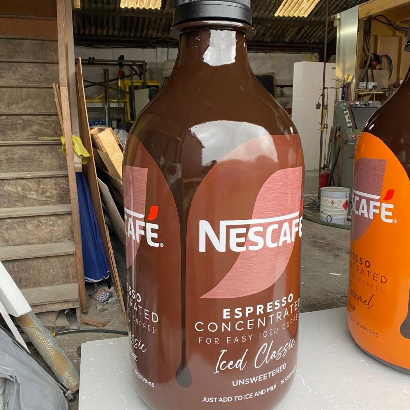 Large Nescafe bottles 