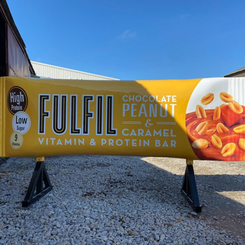 Giant Fulfil protein bar prop