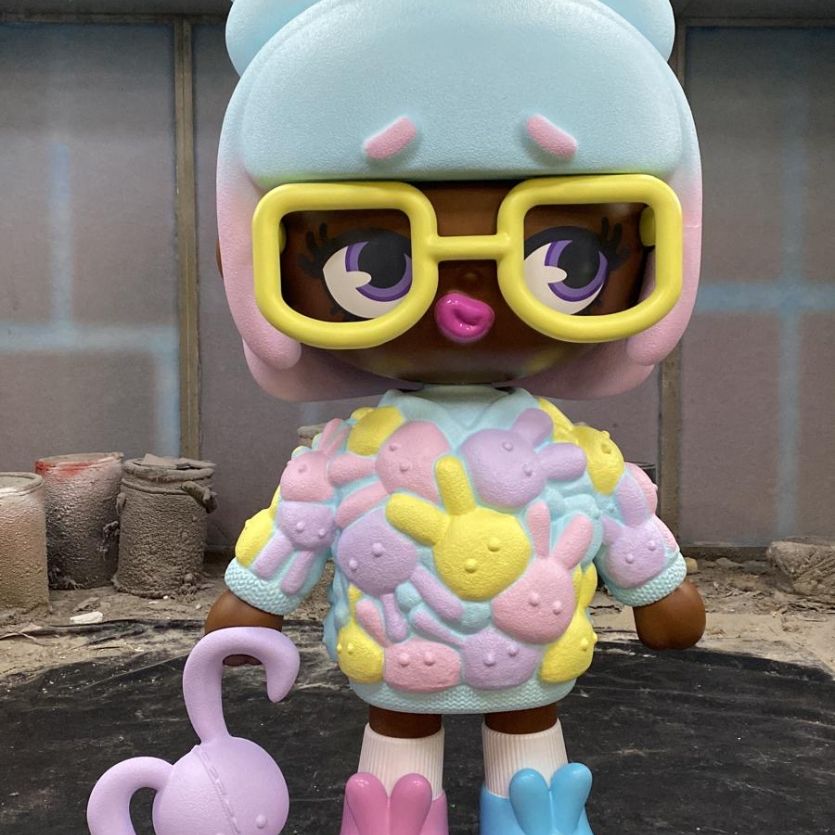 Large 3d model of Kweenie doll 