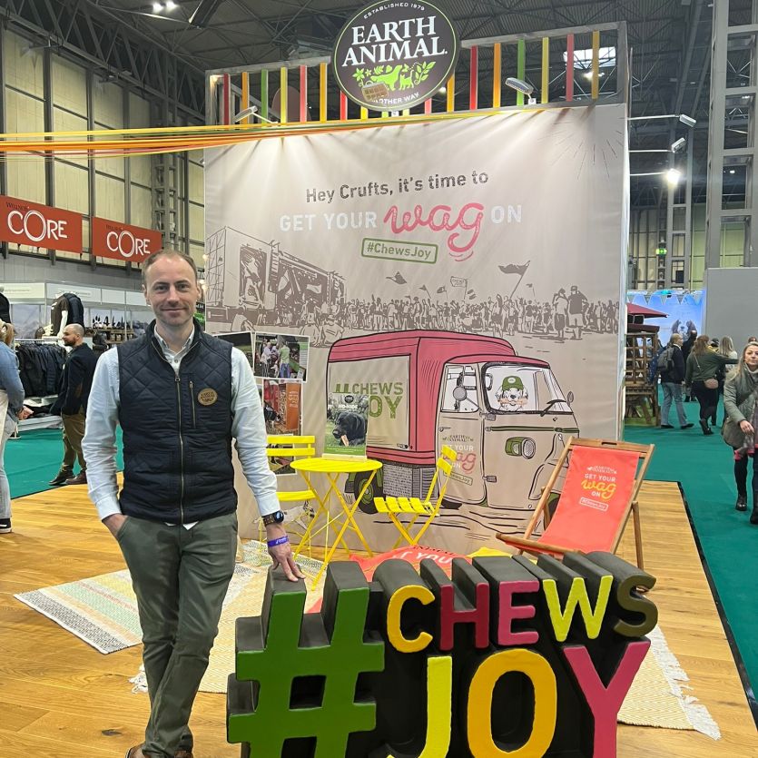 Large colourful 3d letters / logo #chews joy 
