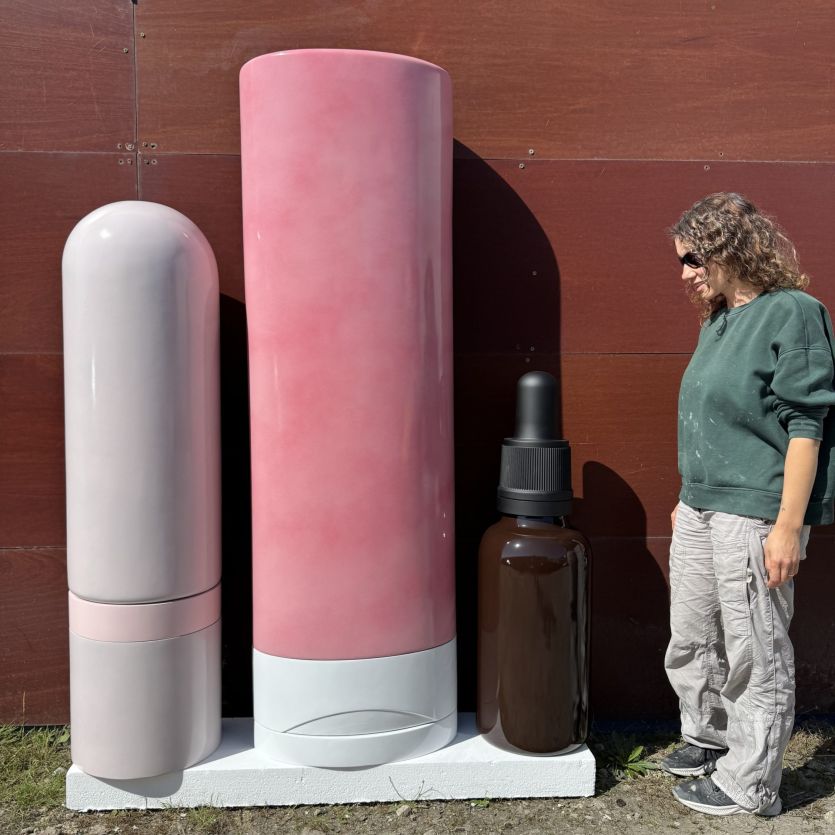 Giant cosmetic  bottle props 