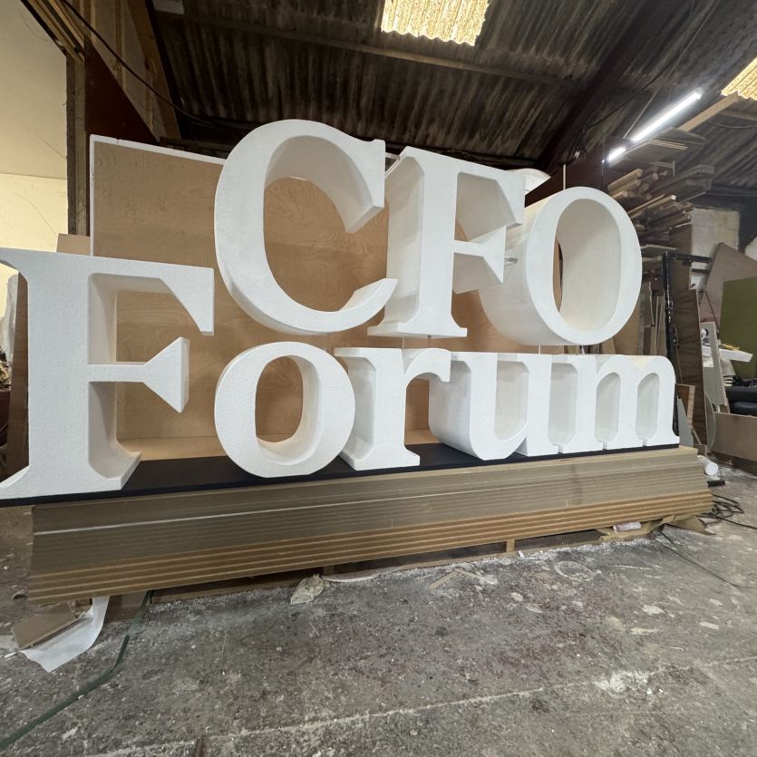 CFO FORUM large 3d letters
