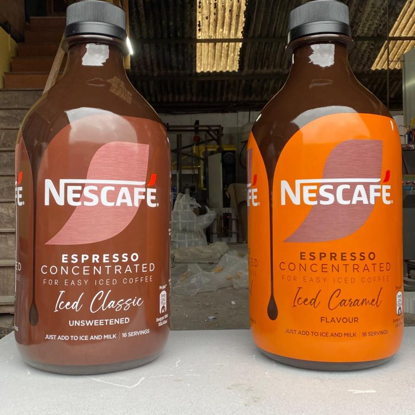 Large Nescafe bottle models 