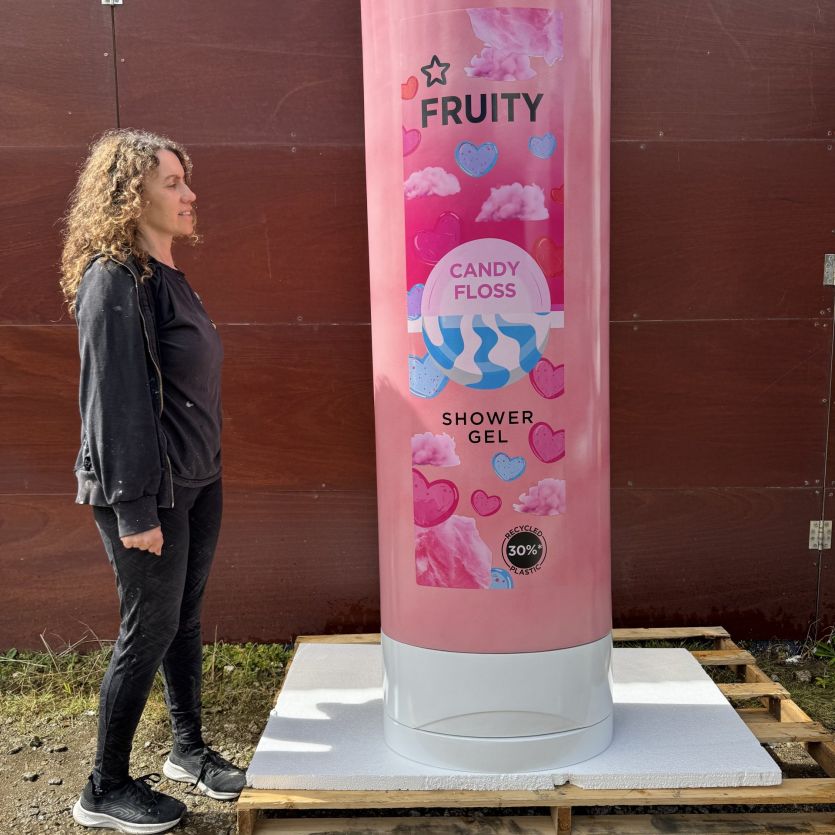 Giant Superdrug  shower gel prop