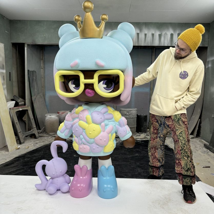 Large 3d model of Kweenie doll 