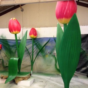 Giant tulips