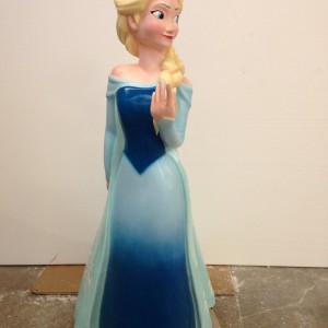 "Elsa" scaled up model from disney character Frozen