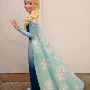 "Elsa" scaled up model from disney character Frozen