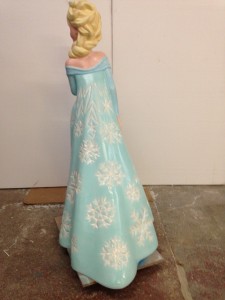 3d model Disney character Elsa from Frozen - Snowflakes