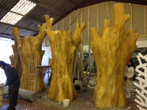 artificial trees for African themed tree house from Virgin Holidays