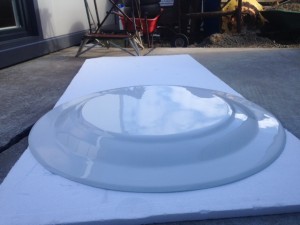 We created giant dinner plates for Juergen Teller ltd