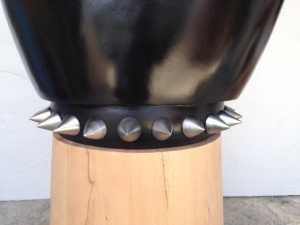 Chrome effect studs