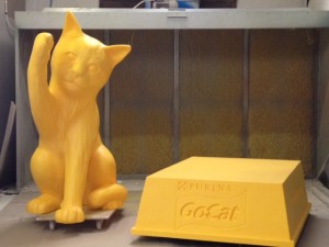 Bobo the cat sculpture