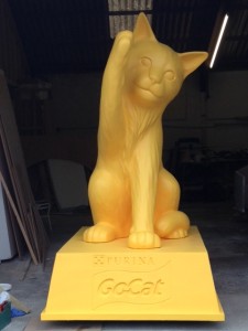 Bobo the cat sculpture