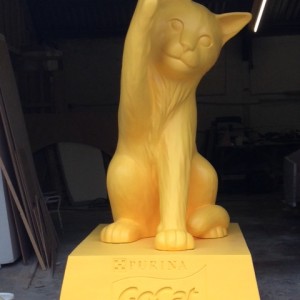 Bobo the cat sculpture