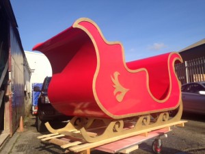 Santa's sleigh made in Cornwall - UK