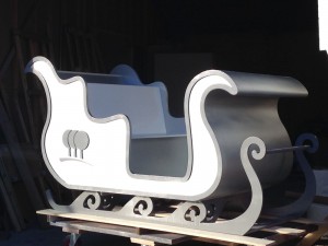 silver sleigh