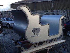 silver sleigh