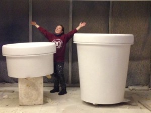 3d replica lush pots - special display props in the making