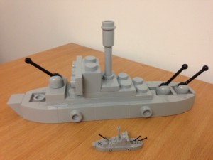 scaled up 3d models in the making