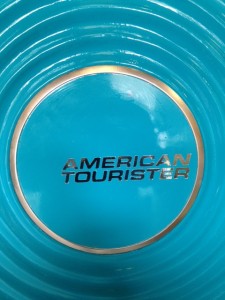 Giant American Tourister suitcase we created