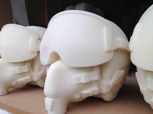 jet pilot helmet production