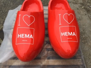 1m Dutch clogs we created for special display
