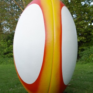 Giant rugby ball prop