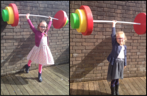light weight weight lifting props