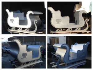 silver sleigh