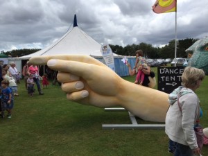 Giant props at play fest 2015
