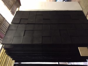 We created 60 Custom 3d panels made in the UK