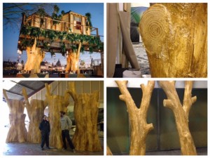Artificial trees in the making