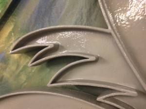 coating application palm tree
