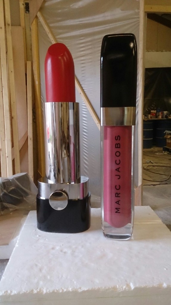 relica of Marc jacobs lipstick and lipgloss