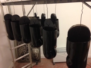Bespoke window display elements : we created an oversized mannequin hand