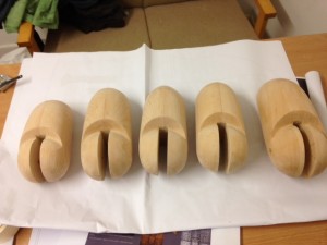 Bespoke window display elements : we created an oversized mannequin hand