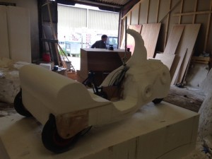 Dr Seuss bike in the making