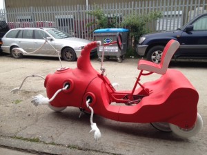 Dr Seuss bike in the making